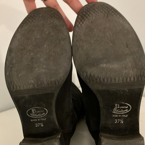 Browns Black Suede over the knee boots, 37.5 - Picture 10 of 10